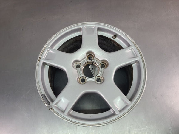 1997-04 C5 Corvette Aluminum 5 Spoke Wheel, Silver QF3, Front 17x8.5, OEM 1