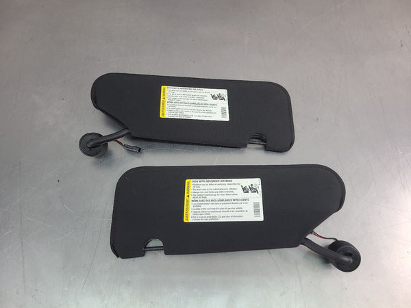 2005-13 C6 Corvette Front Sun Visor Pair, Left / Right, w/ Opt. UG1, RH/LH - OEM9