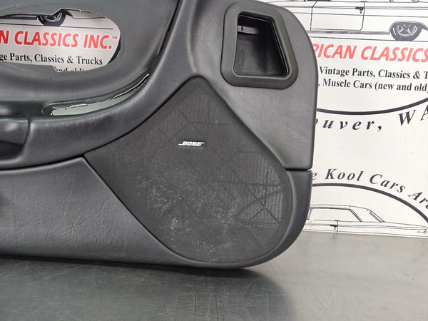 1997-04 C5 Corvette Door Trim Panel, Left Driver Side, Black - OEM11