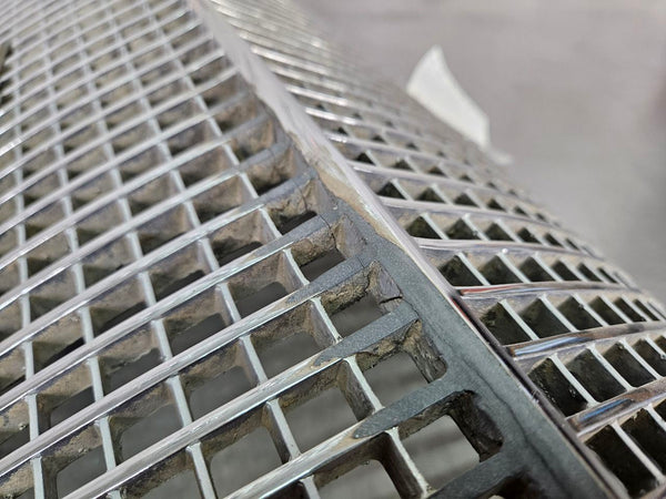 1938 Cadillac LaSalle Front Grille w/ V8 Badge, Damaged, Wall Hanger Art14
