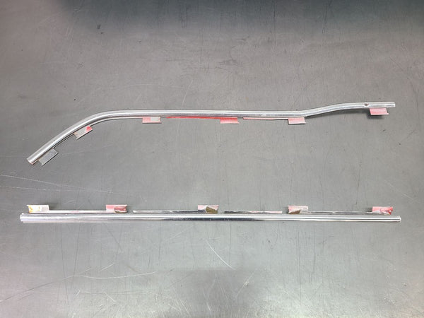 1964-66 Ford F100 F250 Custom Cab Truck Upper / Lower Interior Door Moulding, LH0