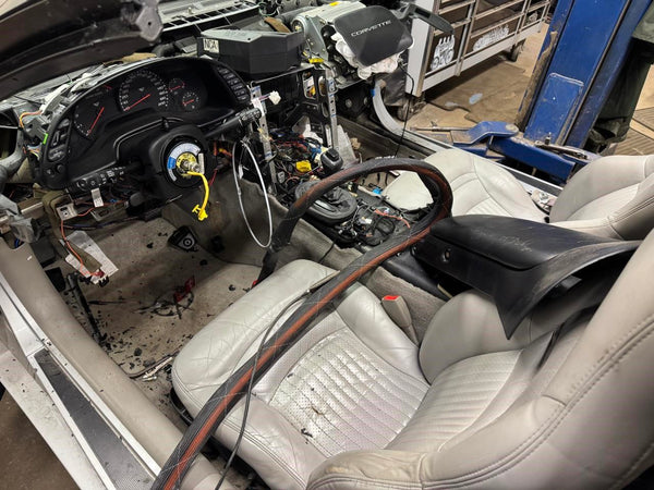 1997-04 C5 Corvette Seat Lumbar Pump Assembly w/ Bags / Lines - OEM8