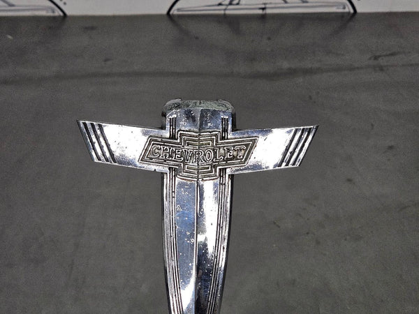 1938 Chevrolet Chrome Grille Emblem, GM P/N #597714 - OEM4