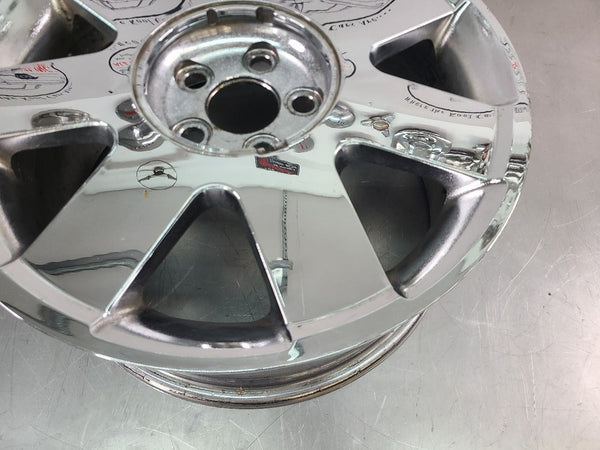2002-03 Ford Thunderbird Aluminum Chrome 7 Spoke Wheel, Factory, 17x7.5 - OEM5