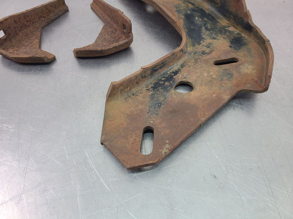 1968-69 GTO Front Bumper Brackets, Three Misc. Brackets, See Desc! - OEM4
