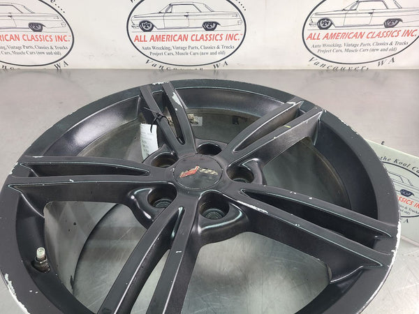 2008-10 C6 Corvette 5 Double Spoke Factory Wheel QG6, Front, 18x8.5, OEM10