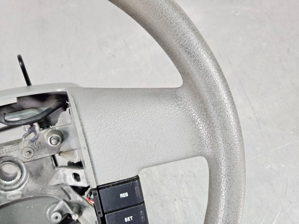 2004 Ford F150 Factory Steering Wheel w/ Cruise Control Buttons, Gray - OEM3