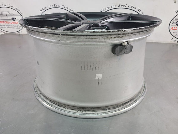 2008-10 C6 Corvette 5 Double Spoke Factory Wheel QG6, Rear, 19x10, OEM14