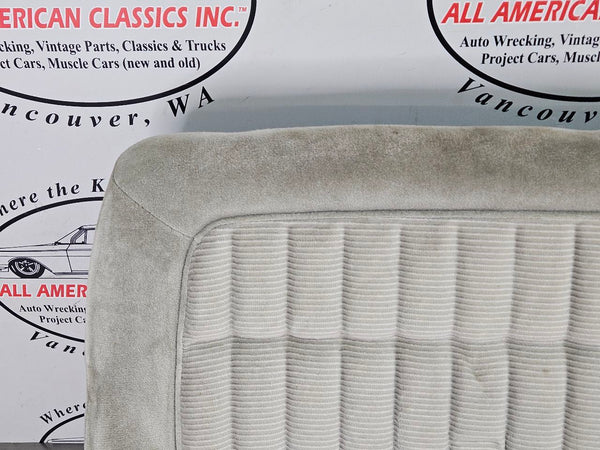 1992-99 Chevy Suburban 3rd Row Bench Seat Assembly, Cloth, Gray - OEM1
