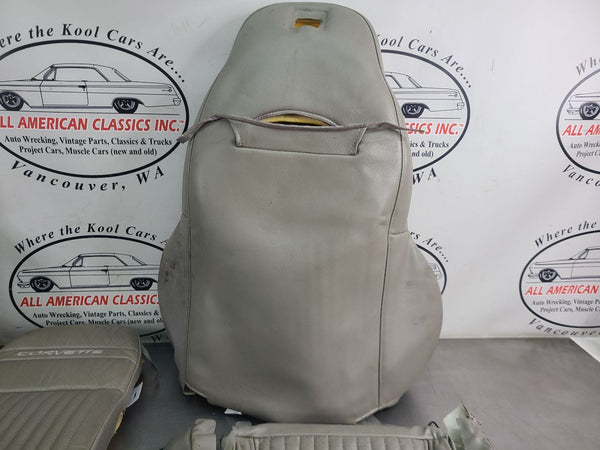 1999-04 C5 Corvette Sport Seat Cushion Cover Set, Right and Left Complete - OEM20