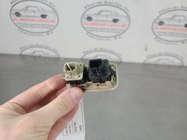 2005-13 C6 Corvette Fuel Door / Trunk Release Switch, Front Dash, Tan Bezel2