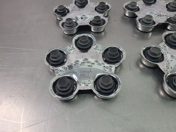 1997-99 Camaro Factory Chrome Wheel Center Cap Set of 4, GM P/N #9592665 - OEM7