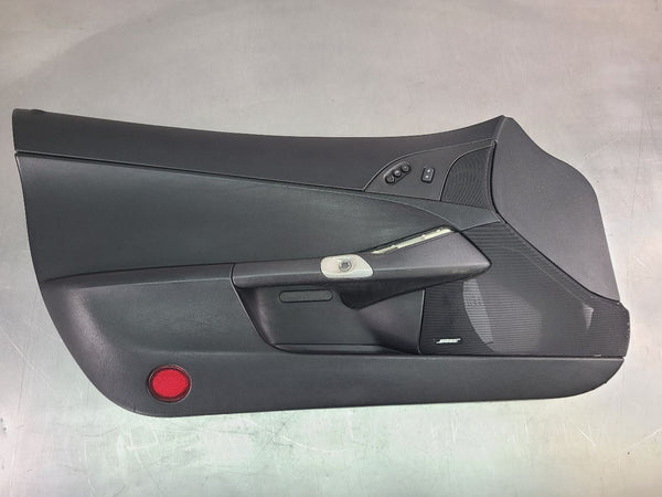 2005-13 C6 Corvette Left Driver Side Bose Premium Door Panel , LH, Black - OEM1