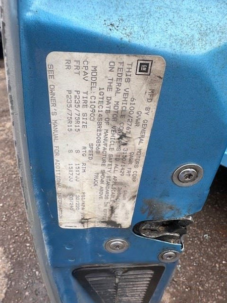 1994 Chevy Truck 6.5L Turbo Diesel Instrument Cluster Assembly w/ Tach - OEM15
