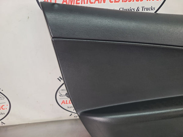 2005-13 C6 Corvette Left Driver Side Door Trim Panel, Black, LH - OEM9