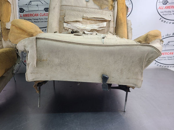 1966-67 Ford Fairlane Factory Bucket Seat Pair, Good Cores! - OEM12