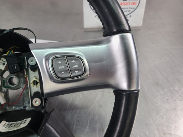 2003 Chevy SSR Steering Wheel Assembly w/ Button Controls, Black, 63k Miles4