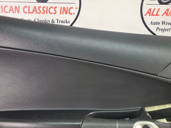 2005-13 C6 Corvette Left Driver Side Door Trim Panel, Black, LH - OEM8