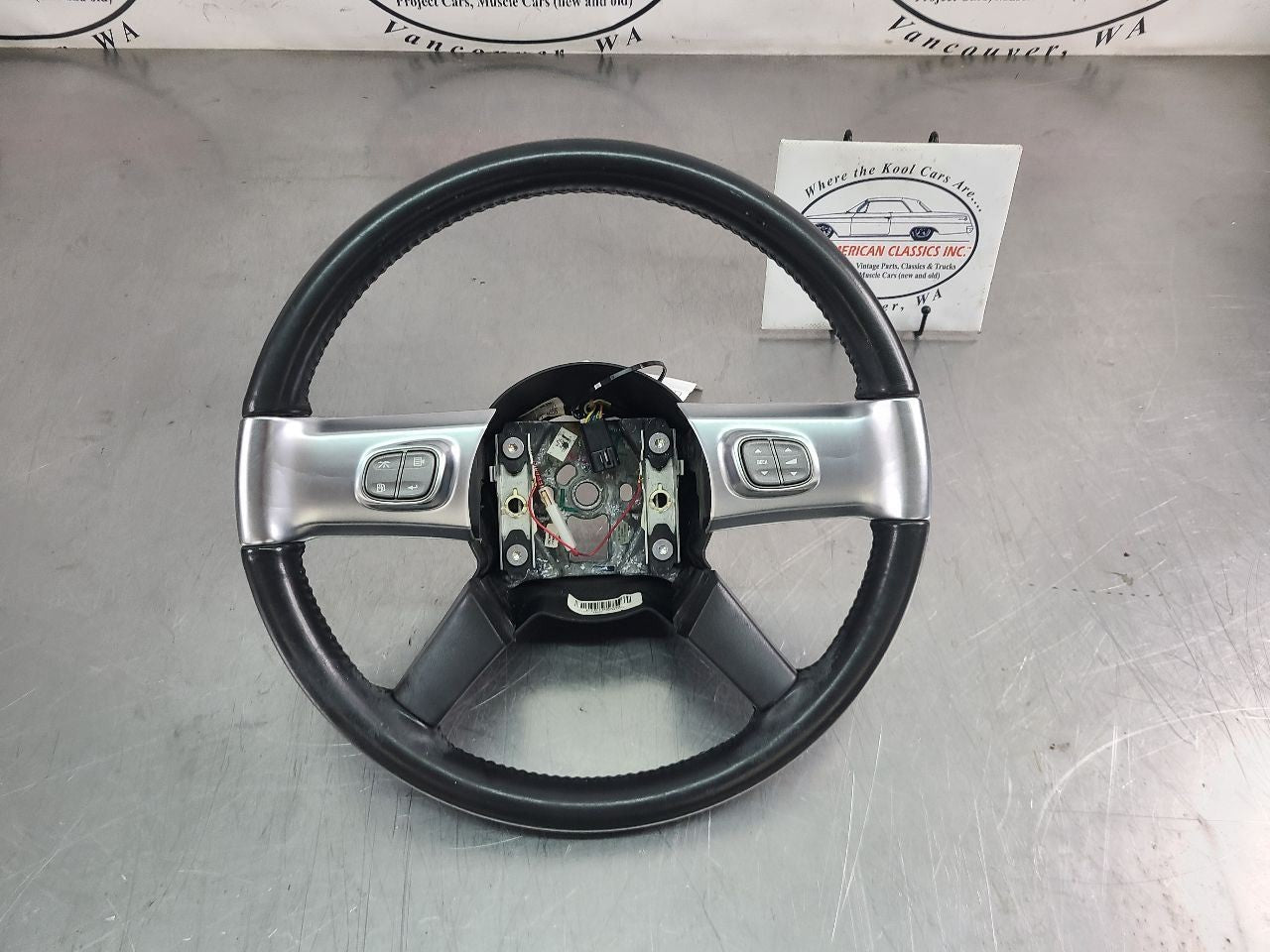 2003 Chevy SSR Steering Wheel Assembly w/ Button Controls, Black, 63k Miles0