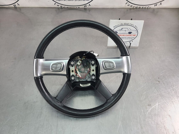 2003 Chevy SSR Steering Wheel Assembly w/ Button Controls, Black, 63k Miles0