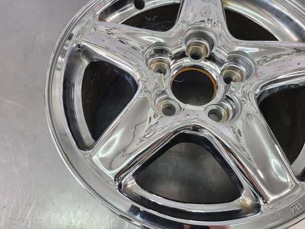 1997-99 Camaro Factory 16x8 5 Spoke Chrome Wheel, Opt. N98 - OEM5