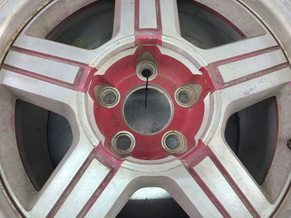 1991-92 Camaro Factory Aluminum 5 Spoke Wheel, Rear, 16x8 - OEM11