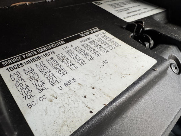 2005 Chevy SSR Fuel Tank to Firewall Fuel Line Assembly  OEM23