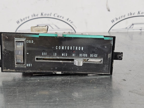 1969 70 Impala, Caprice A/C Heater COMFORTRON Control Unit Panel, #7307838 OEM2