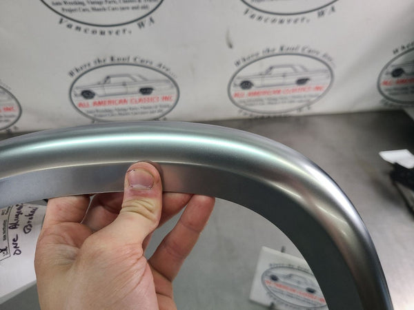 200306 Chevy SSR Drivers Seat Upper Silver Headrest Hoop Trim  OEM4