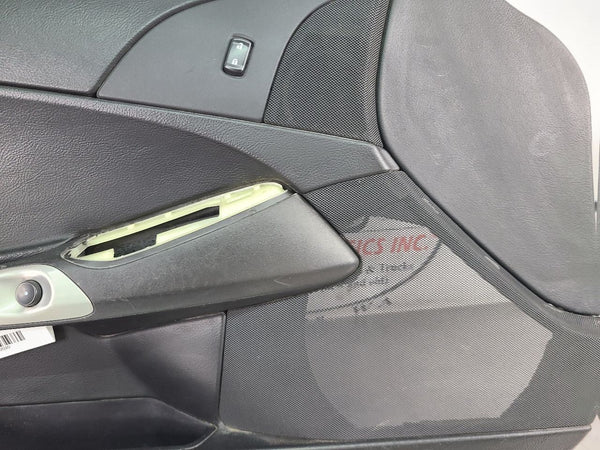 2005-13 C6 Corvette Left Driver Side Door Trim Panel, Black, LH - OEM13