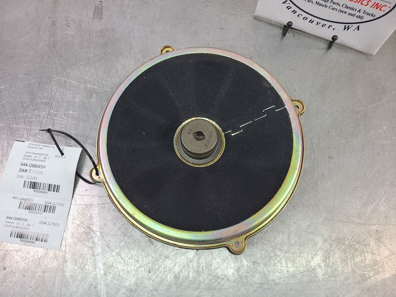 2004-09 Cadillac XLR Left OR Right Door Sound Speaker Subwoofer