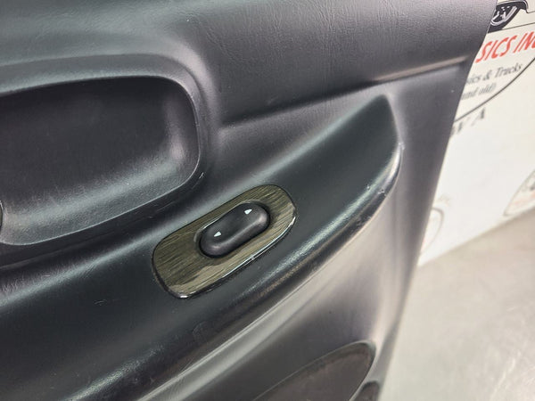 2002 Lincoln Blackwood Drivers Side LH Rear Door Trim Panel Assembly, Black5