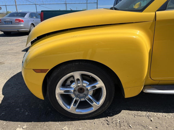 200306 Chevy SSR Passengers Side RH Exterior APillar Moulding Trim, Yellow19