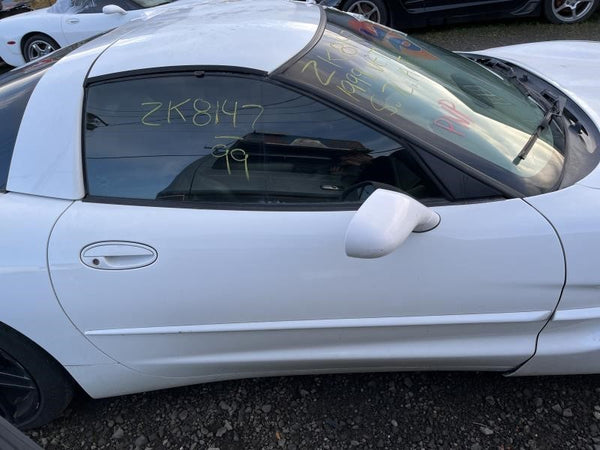 1997-04 C5 Corvette Passenger Side View Mirror Assembly, RH, White, Opt. AAB,DD015