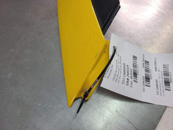 200306 Chevy SSR Drivers Side LH Exterior APillar Moulding Trim, Yellow1