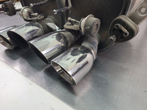 2008 C6 Corvette Factory Exhaust Muffler Set w/ Bi-Mode Actuators - OEM5