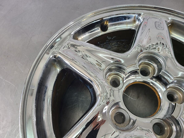 1997-99 Camaro Factory 16x8 5 Spoke Chrome Wheel, Opt. N98 - OEM4