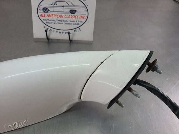 1997-04 C5 Corvette Passenger Side View Mirror Assembly, RH, White, Opt. AAB,DD012