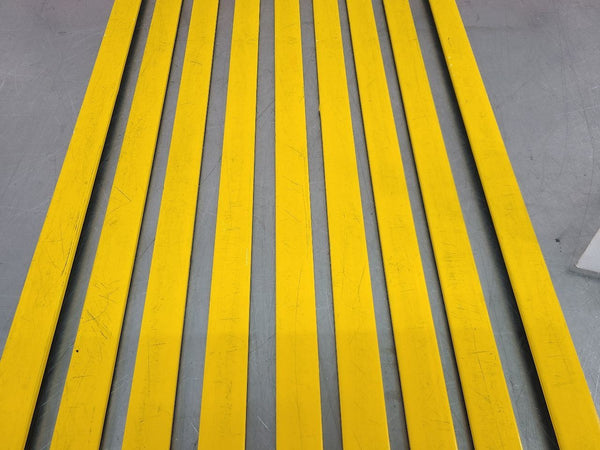 200306 Chevy SSR Rear Hatch Truck Bed Slat Trim Complete Set, Yellow  OEM4