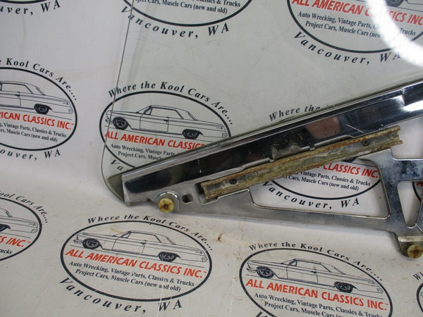 1964 1965 64 65 Chevrolet Malibu Convertible LH Left Rear Window Assembly Clear7