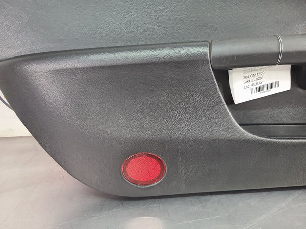 2005-13 C6 Corvette Left Driver Side Door Trim Panel, Black, LH - OEM17