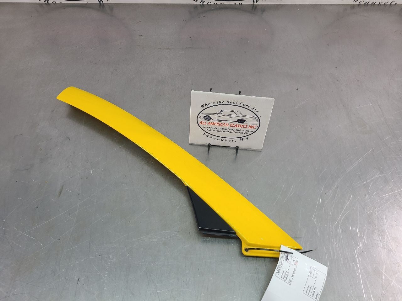 200306 Chevy SSR Passengers Side RH Exterior APillar Moulding Trim, Yellow0
