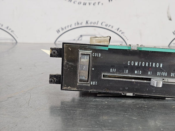 1969 70 Impala, Caprice A/C Heater COMFORTRON Control Unit Panel, #7307838 OEM1
