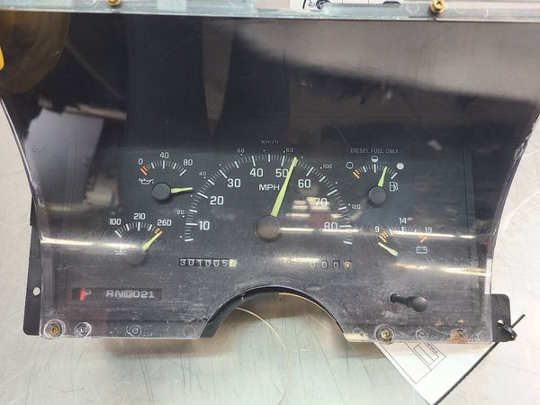 1994 Chevy Truck 6.5L Turbo Diesel Instrument Cluster Assembly w/ Tach - OEM7