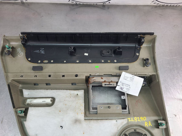 03-07 Hummer H2 Passenger Rear Right Interior Door Trim Panel Assembly Wheat OEM12