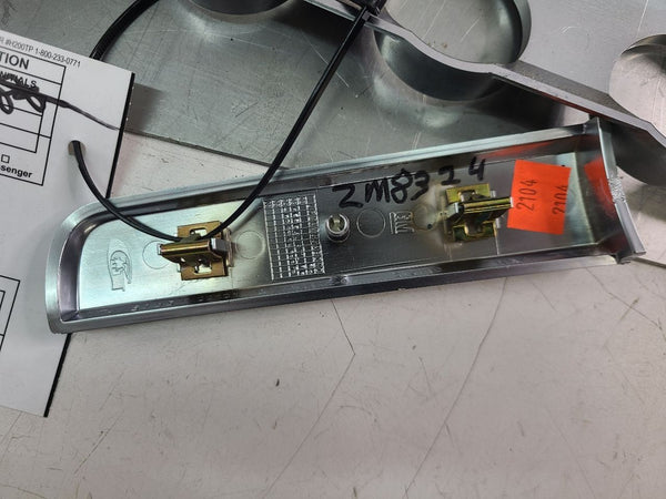 200306 Chevy SSR Front Dash Spear Trim 2Piece Set, Silver  OEM6