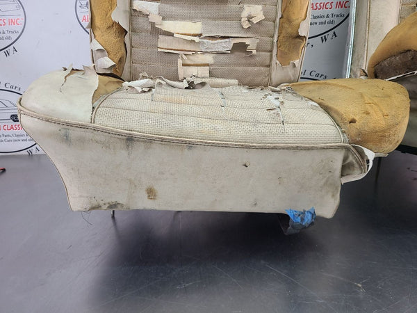 1966-67 Ford Fairlane Factory Bucket Seat Pair, Good Cores! - OEM13