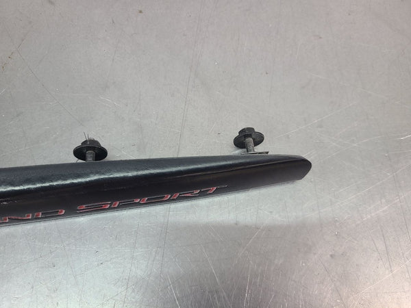 2010-13 C6 Corvette Grand Sport Front Fender Emblem, Right Passenger Side, Black5