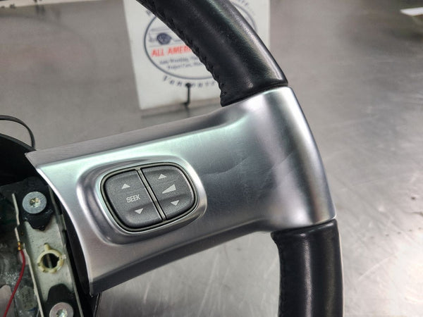 2003 Chevy SSR Steering Wheel Assembly w/ Button Controls, Black, 63k Miles5