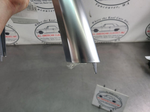 200306 Chevy SSR Drivers Seat Upper Silver Headrest Hoop Trim  OEM2